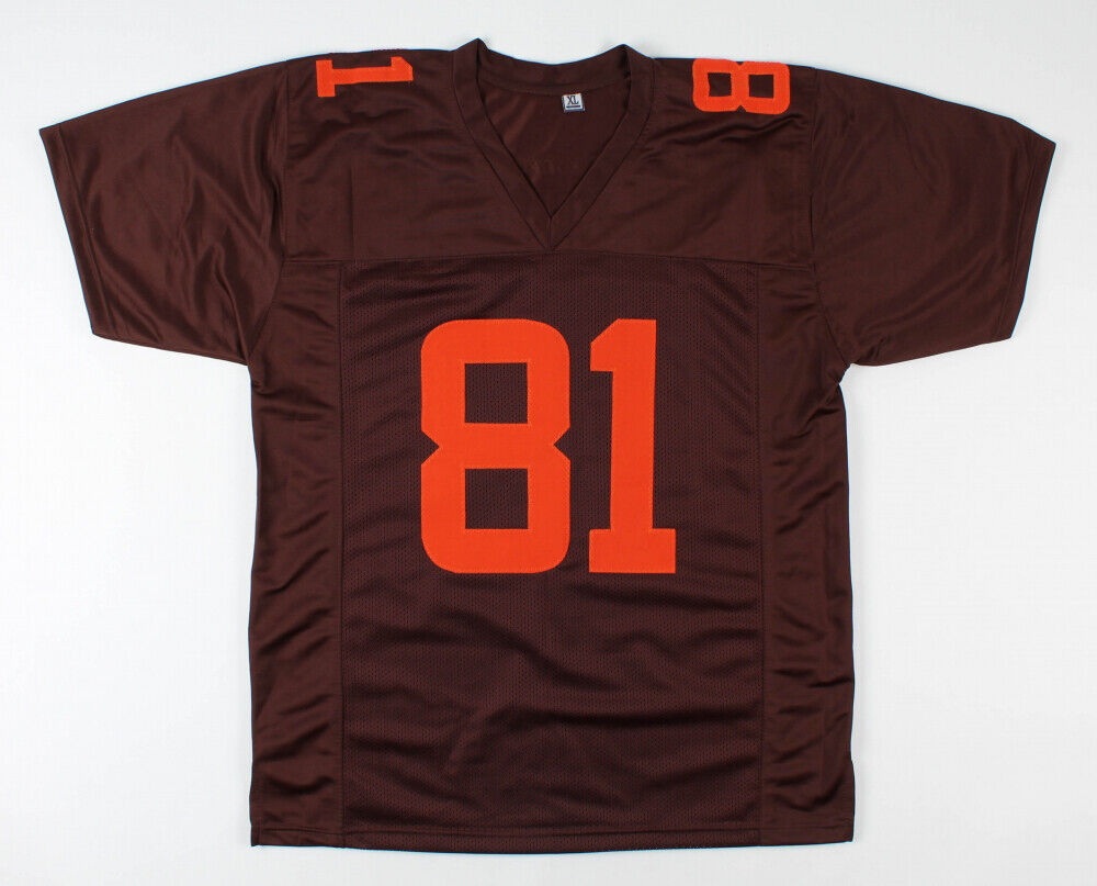 Austin Hooper Signed Cleveland Browns Jersey (JSA COA) 2016 3rd Rd Draft Pk T.E.