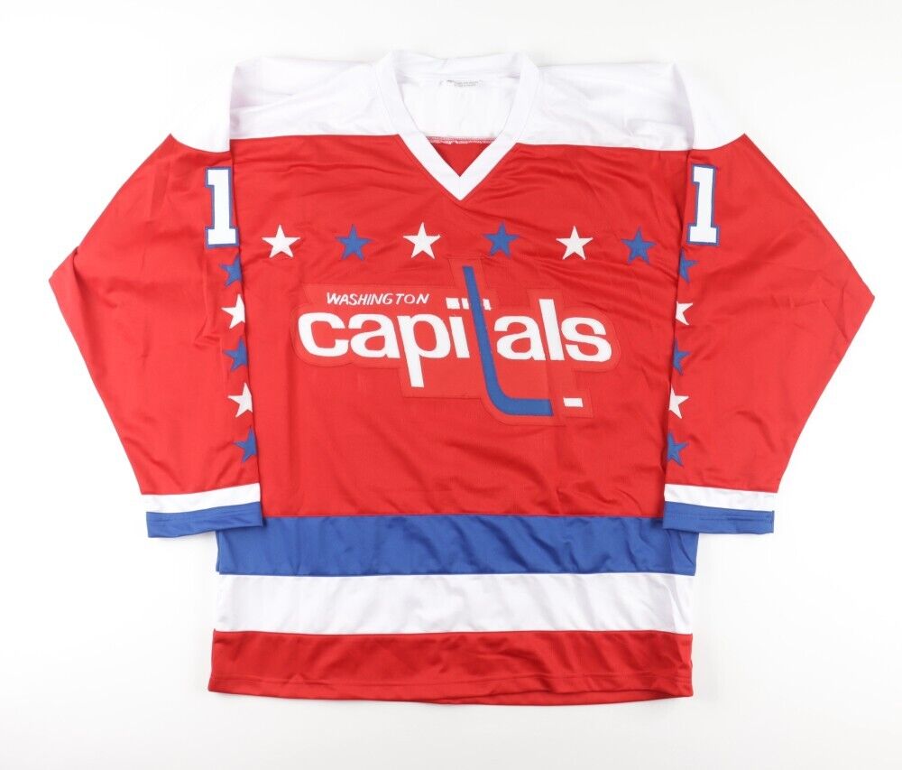 Mike Gartner Signed Washington Capitals Jersey Inscribed "HOF 01" (JSA COA)