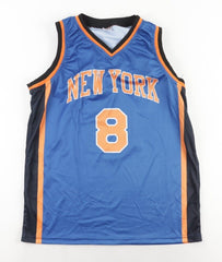 Latrell Sprewell Signed New York Knicks Jersey (Steiner) 4xNBA All Star Forward