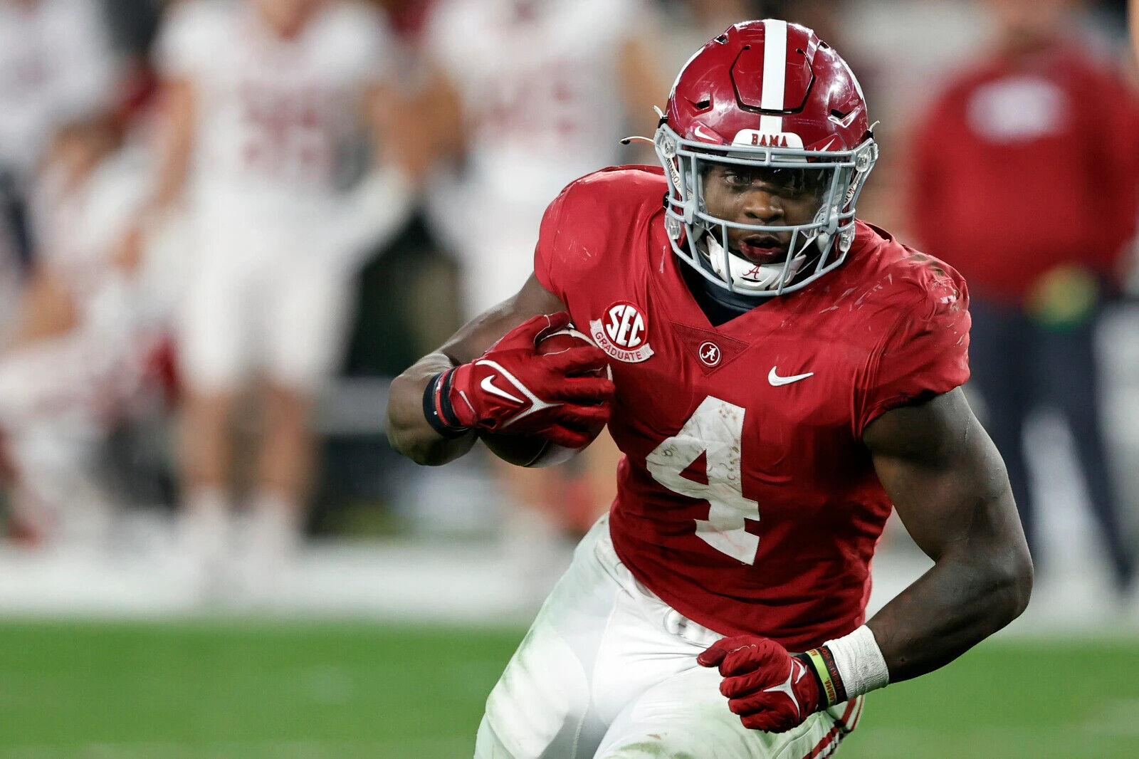 Brian Robinson Jr. Signed Alabama Crimson Tide Jersey (Beckett COA) 2021 Sr. R.B