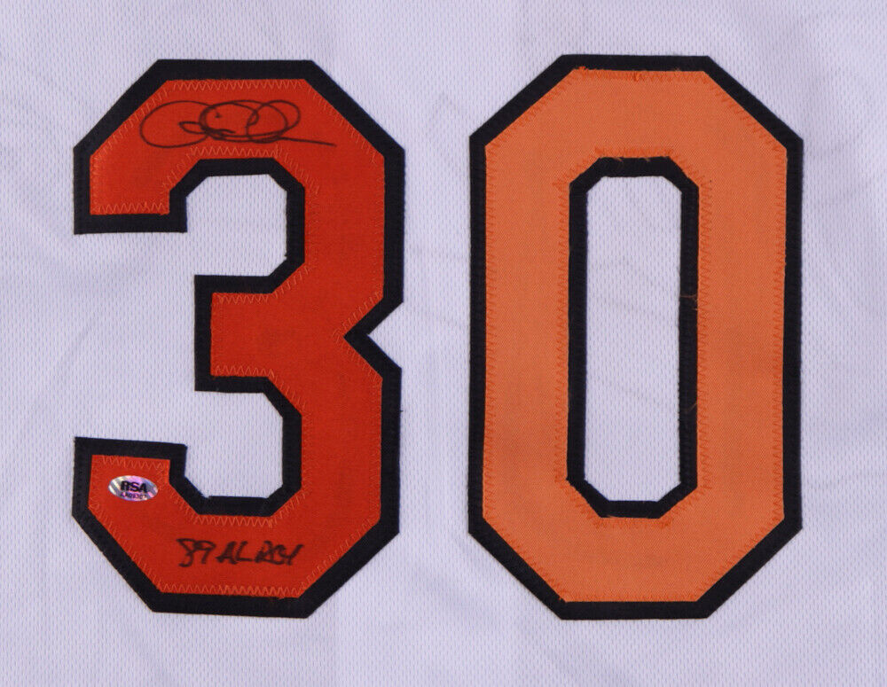 Greg Olson Signed Baltimore Orioles Jersey Inscribed "89 AL ROY" (RSA Hologram)