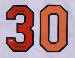 Greg Olson Signed Baltimore Orioles Jersey Inscribed "89 AL ROY" (RSA Hologram)