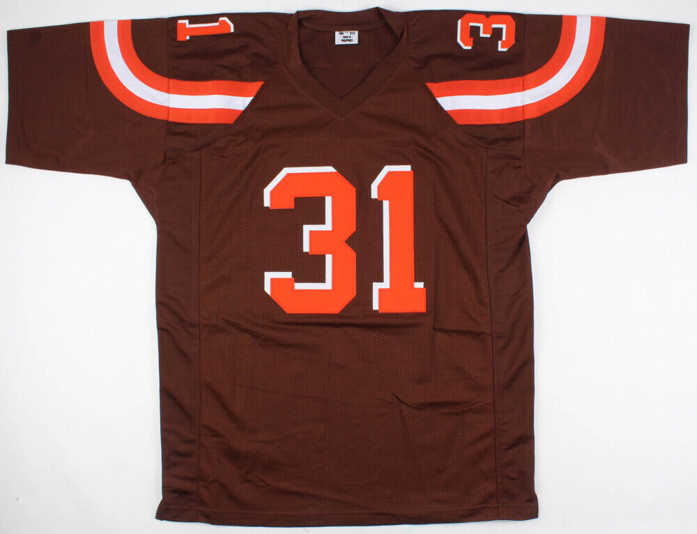 Nick Chubb Signed Cleveland Browns Jersey (JSA COA) 2nd Rd Draft Pick 2018