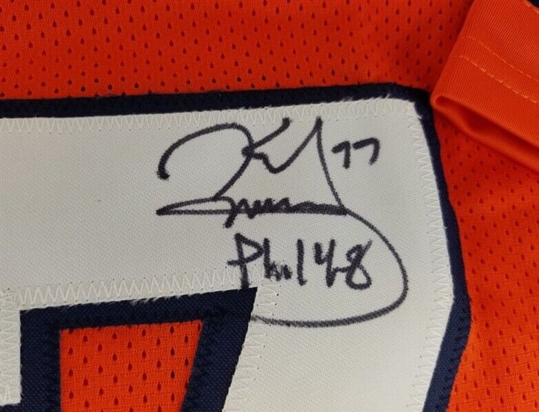 Karl Mecklenburg Signed Denver Broncos Jersey (JSA Hologram) 6xPro Bowl L.B.