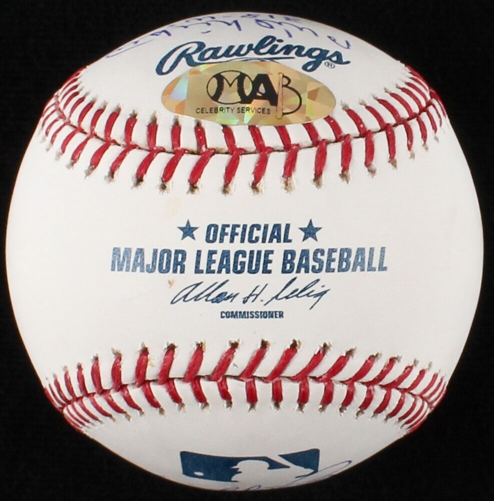 Perry, Niekro, & Sutton Signed OML Baseball  3 / 300 Game Winners on 1 Baseball