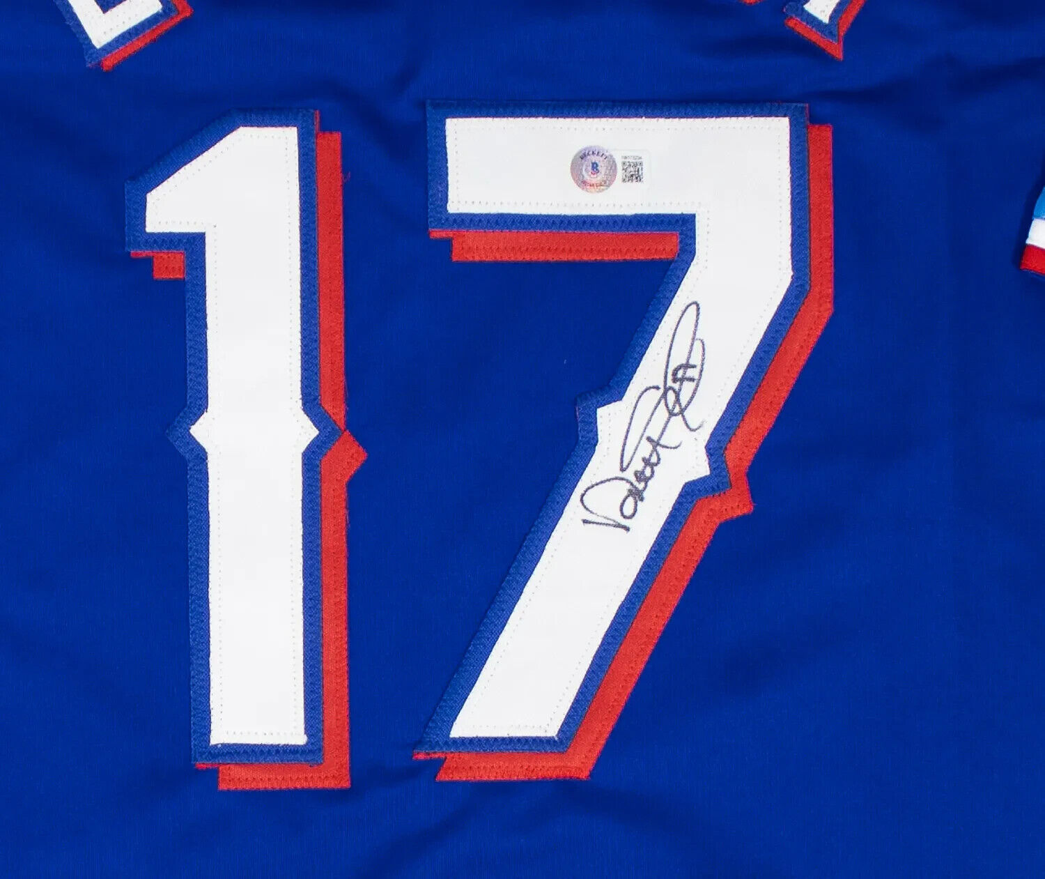 Nathan Eovaldi Signed Texas Rangers Jersey (Beckett) 2023 World Series Champion