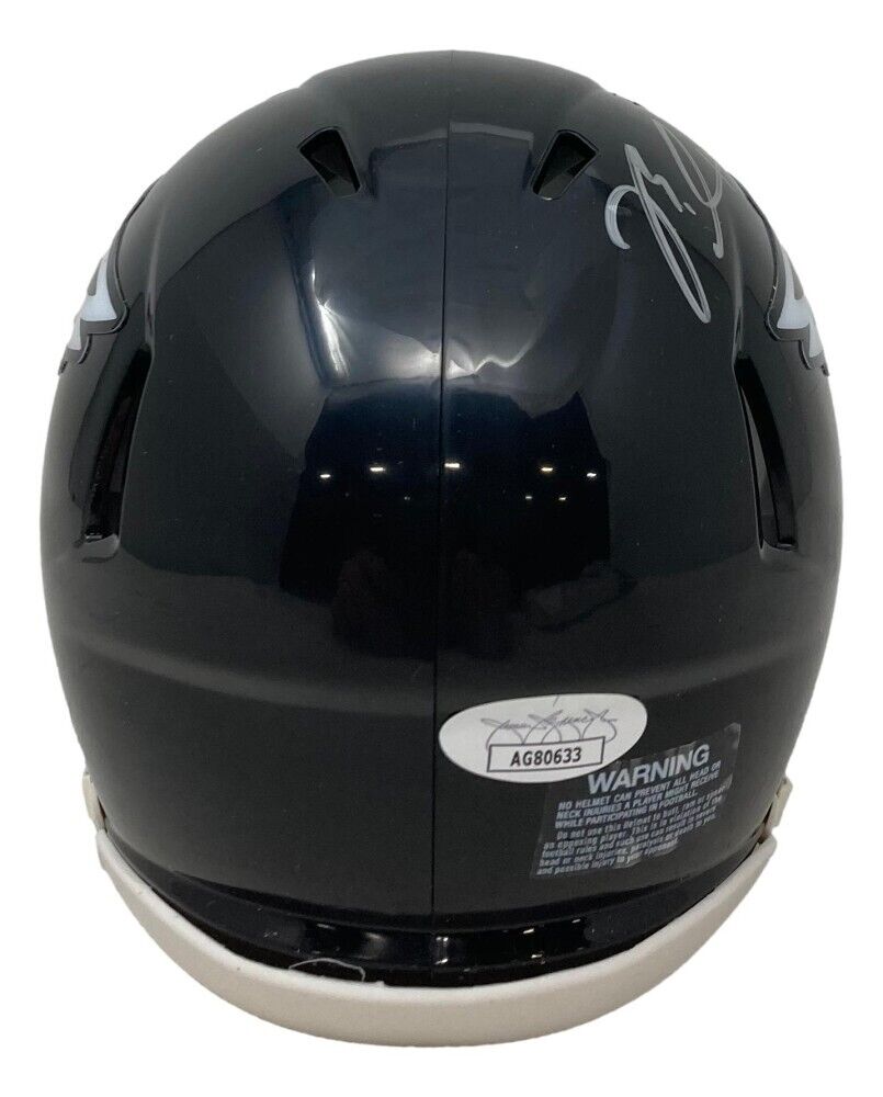 Boston Scott Signed Philadelphia Eagles Mini Helmet (JSA COA) 2018 Draft Pick RB