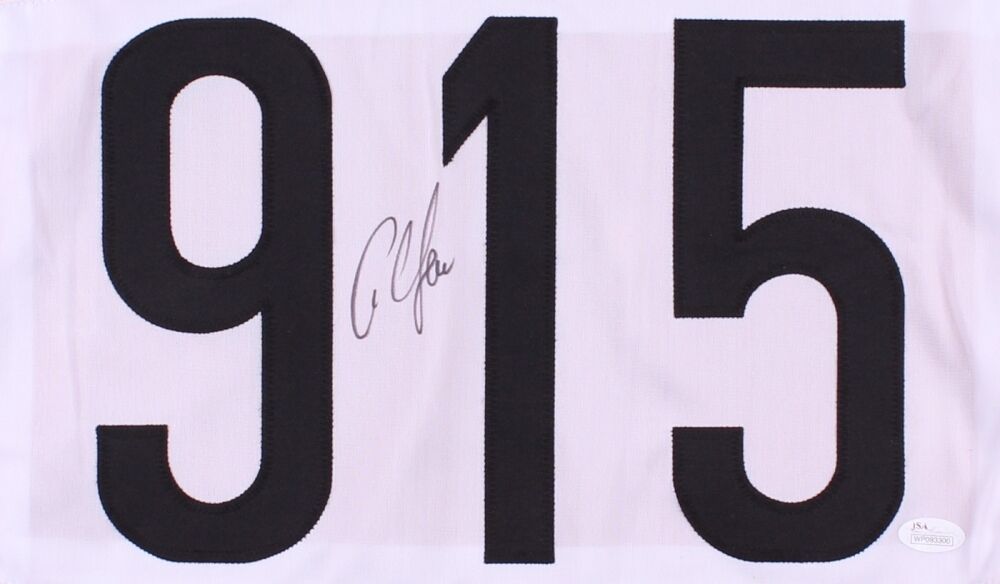 Carl Lewis Signed Team USA Olympic Jersey (JSA COA) 9xOlympic Gold Medalist