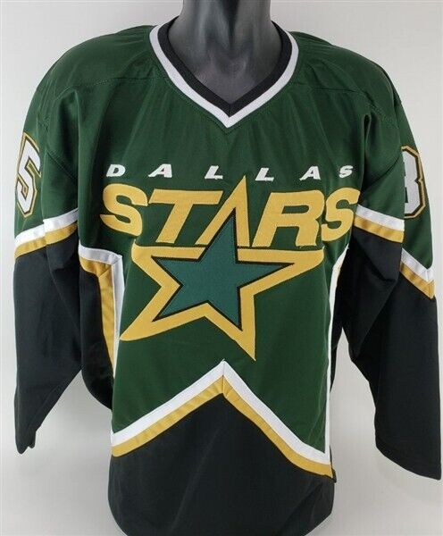 Marty Turco Signed Dallas Stars Jersey (JSA COA) 11 Year Veteran Goaltender / UM