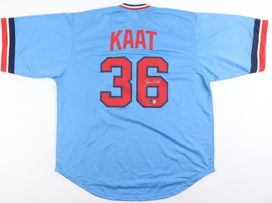 Jim Kaat Signed Minnesota Twins Jersey (Beckett) 16 Gold Glove Winner / HOF 2022