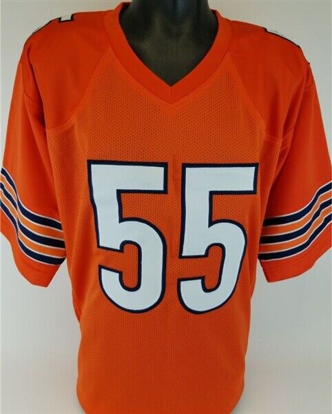 Lance Briggs Signed Chicago Bears Jersey (Beckett) 7×Pro Bowl (2005–2011) L.B.