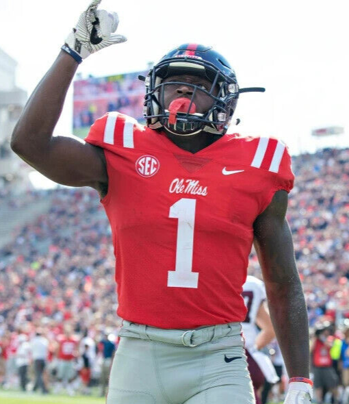 A. J. Brown Signed Ole Miss Rebels Jersey (JSA Holo) Titans 2nd Rd Pick 2019 WR