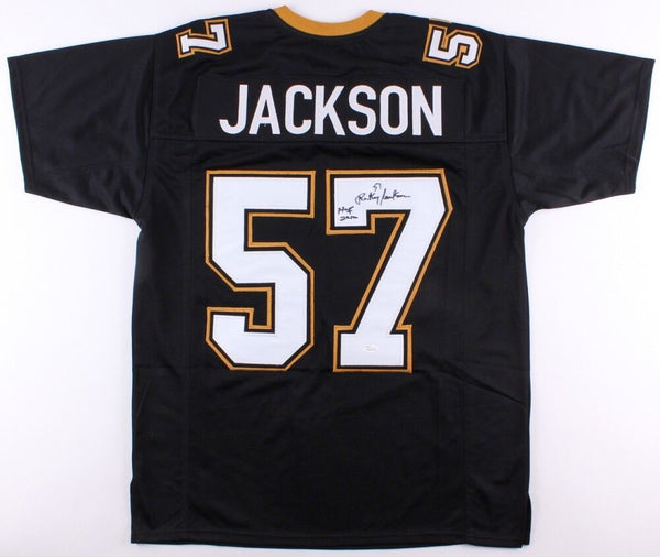 RICKEY JACKSON (Saints black SKYLINE) Signed Autographed Framed Jersey –  Super Sports Center