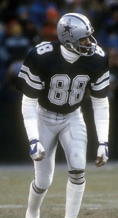 Drew Pearson Dallas Cowboy Signed Mini Helmet (JSA COA) Super Bowl XII Champion