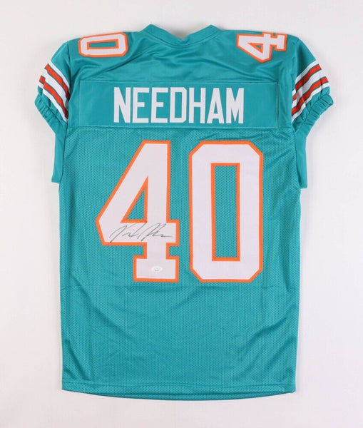 Nik Needham Signed Miami Dolphins Jersey (JSA COA) Ex-UTEP Miner Defen –