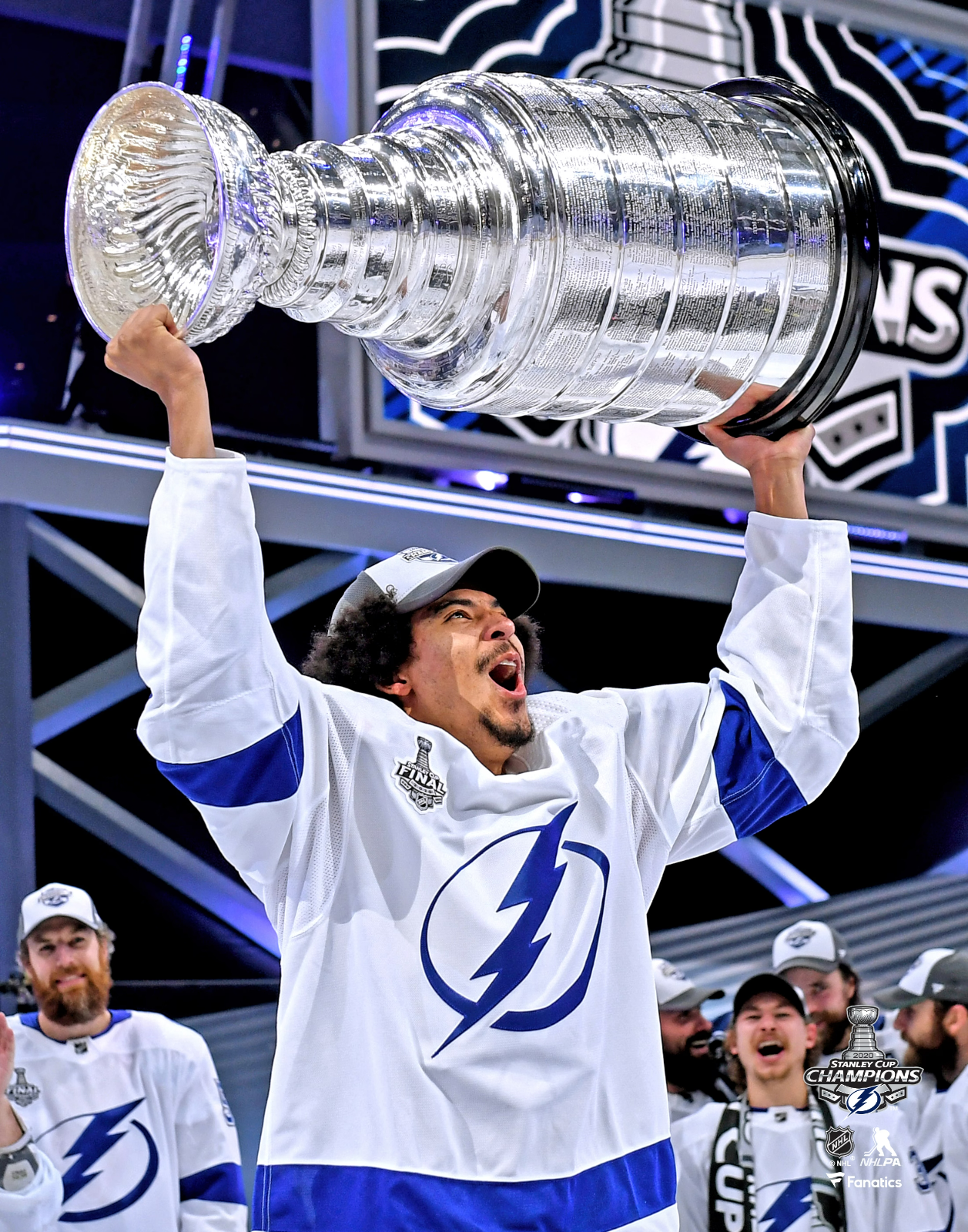 Mathieu Joseph Signed Tampa Bay Lightning Jersey (PSA) 2xStanley Cup Champion