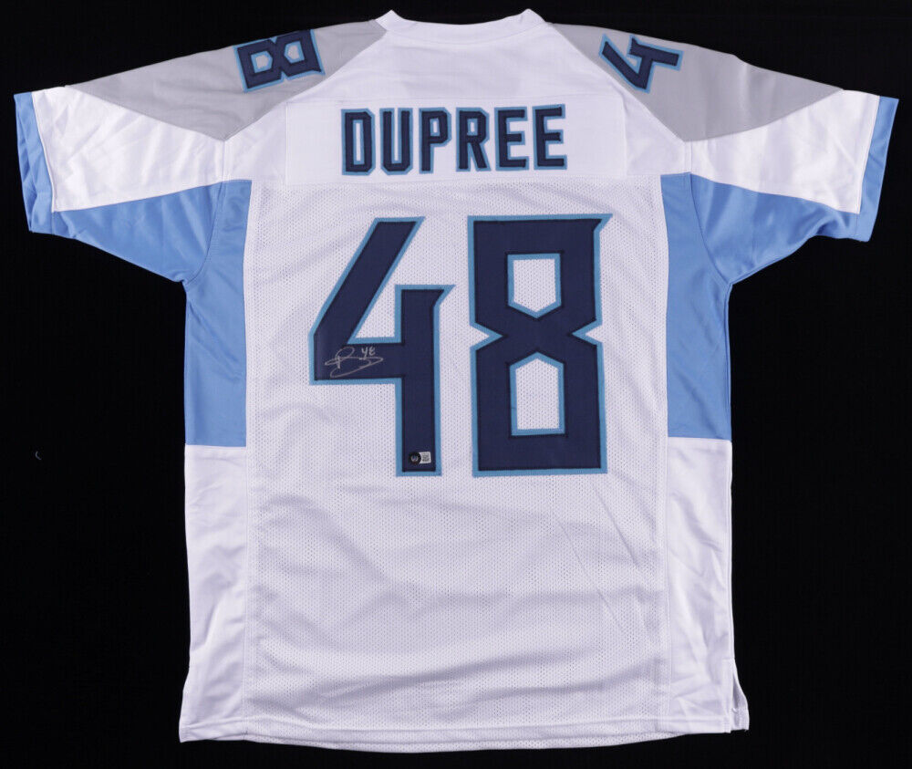 Bud Dupree Signed Tennessee Titans Jersey (Beckett Holo) 1st Round Pick 2015 LB