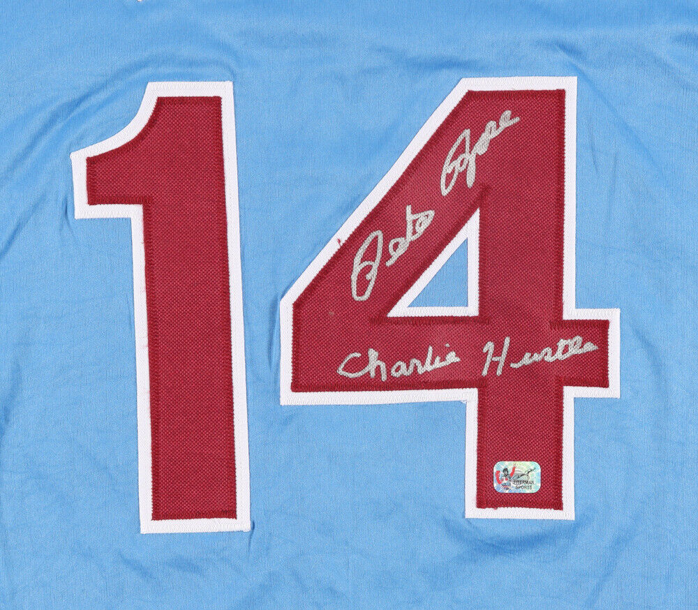 Pete Rose Signed Philadelphia Phillies "Charlie Hustle" Jersey (Fiterman Holo)