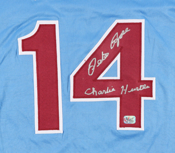 Pete Rose Signed Philadelphia Phillies Inscribed 4256 Jersey (Fiterman  Holo)