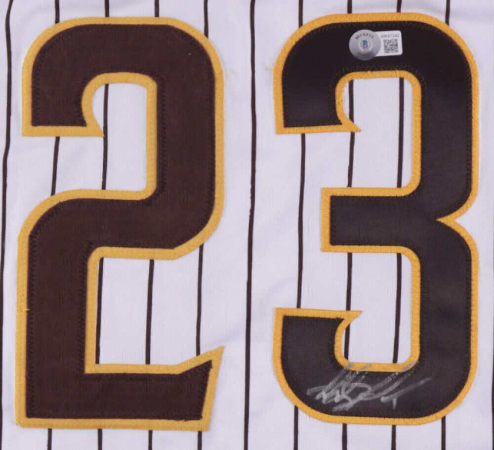 Fernando Tatis Jr. Signed San Diego Padres Pinstriped Jersey (Beckett Hologram)