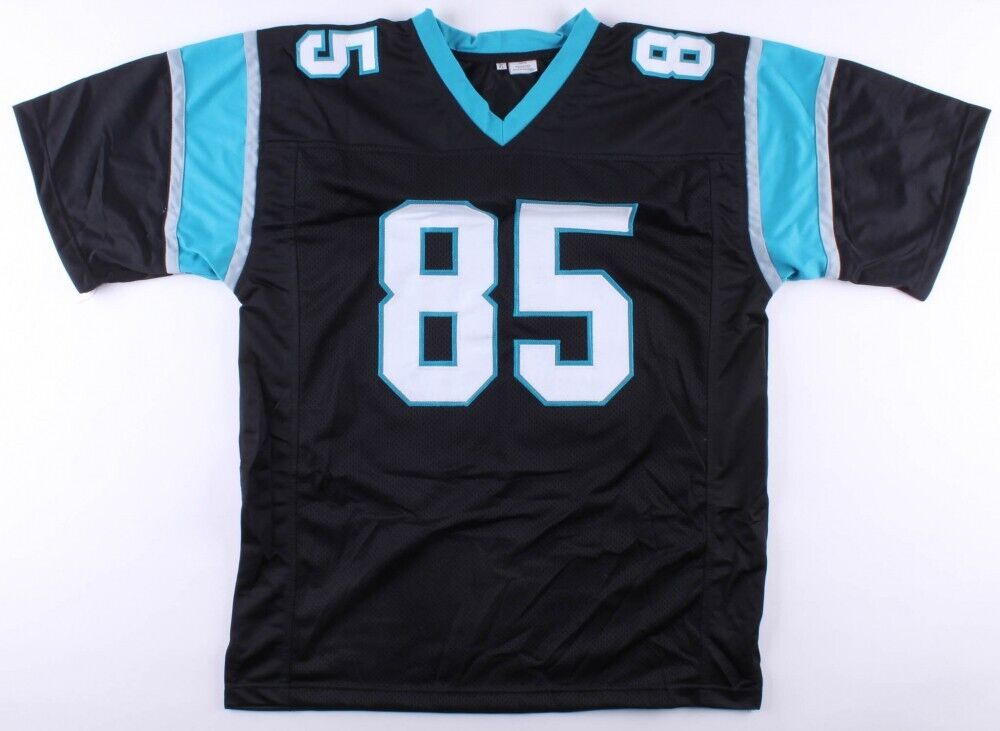 Wesley Walls Signed Carolina Panthers Jersey (Radtke COA) 5xPro Bowl Tight End
