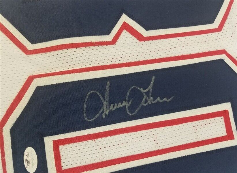 Irving Fryar Signed New England Patriots Jersey (JSA COA) Super Bowl XX W.R.