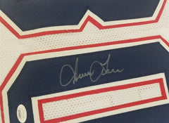 Irving Fryar Signed New England Patriots Jersey (JSA COA) Super Bowl XX W.R.
