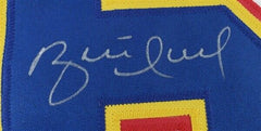 Brett Hull Signed St Louis Blues White Home Jersey (JSA COA) Hall of Fame 2009