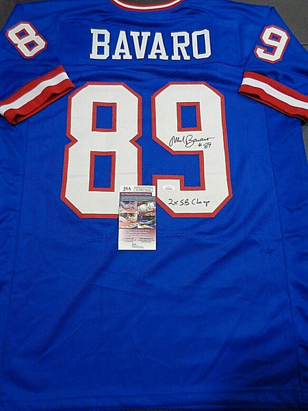 Mark Bavaro Signed New York Giants Jersey Inscrd. '2xSuper Bowl Champ' –