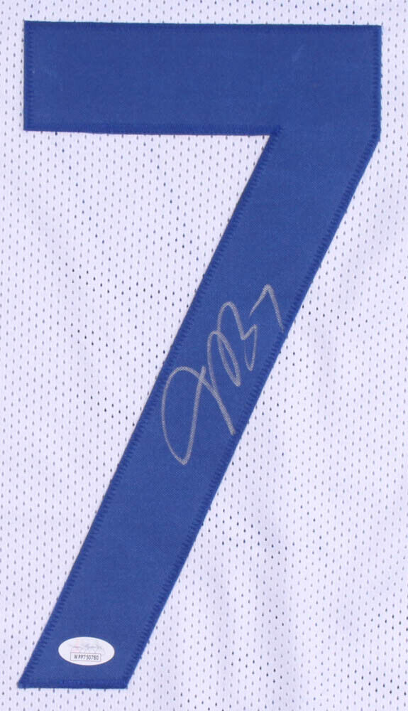 Jacoby Brissett Signed Indianapolis Colts Jersey (JSA COA) 2016 3rd Rd Draft Pk