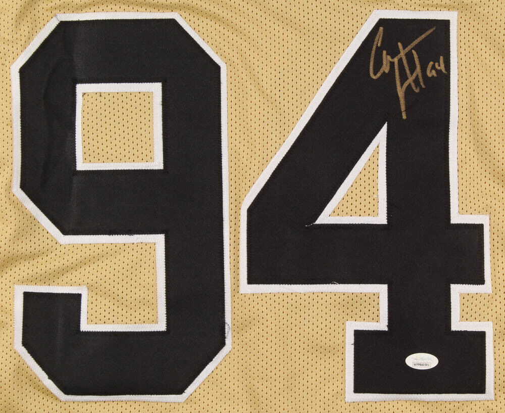 Cameron Jordan Signed New Orleans Saints Gold Jersey (JSA COA) 3×Pro Bowl D.E.
