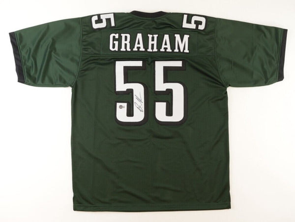 Brandon Graham Philadelphia Eagles Autographed Green Football Jersey - JSA  Authenticated