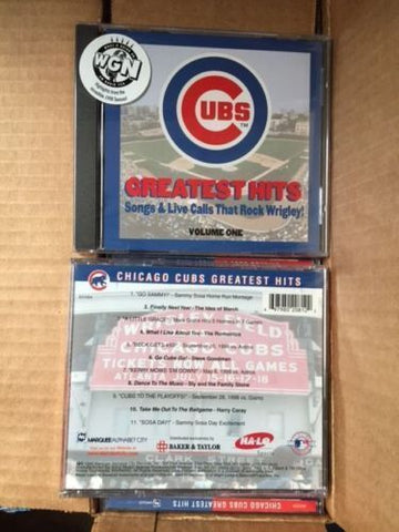 Chicago Cubs Greatest Hits Volume One Brand New in Wrapper MLB C.D.