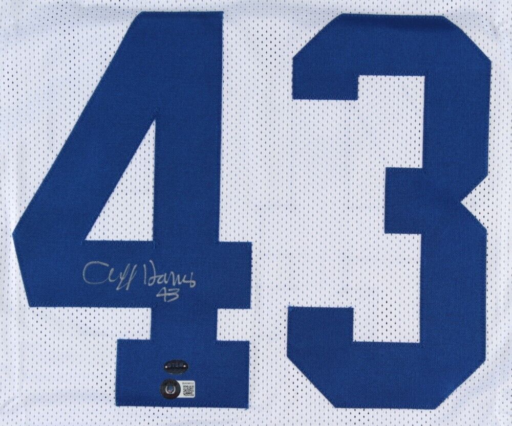Cliff Harris Signed Dallas Cowboys Jersey (Beckett) 2×Super Bowl Champ HOF 2020