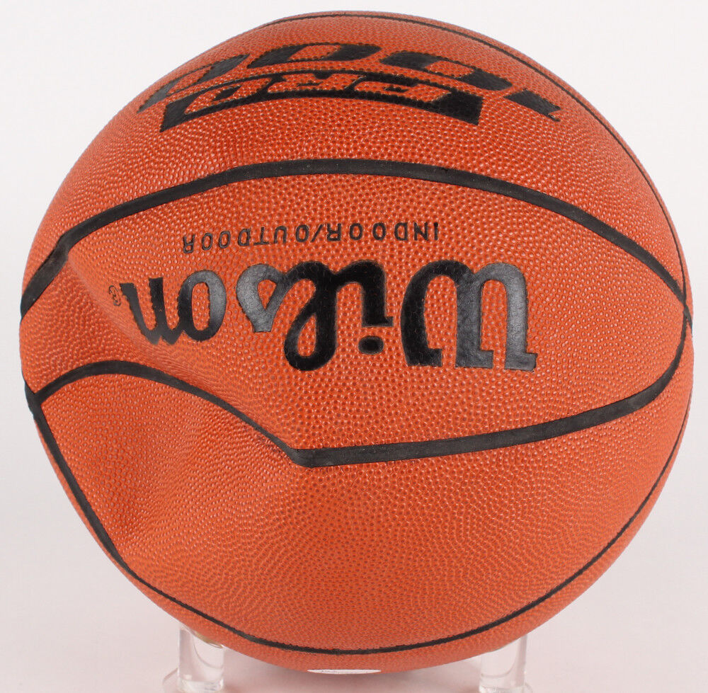 Alonzo Mourning Signed NBA Basketball (JSA) #2 Pick 1992 NBA Draft / Miami Heat