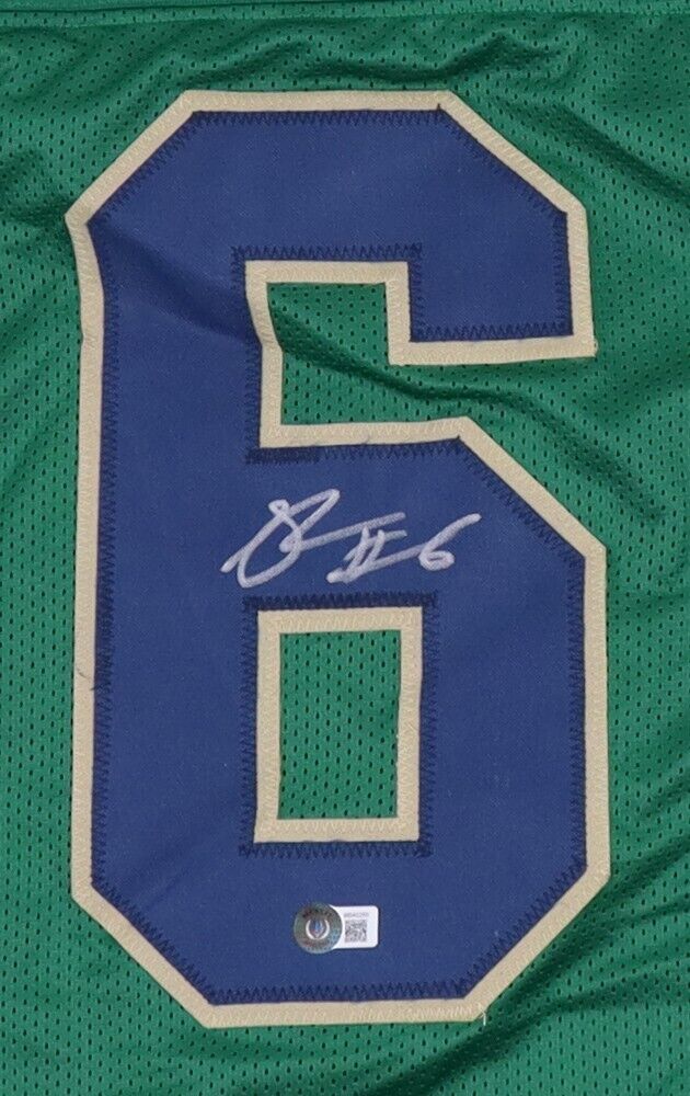 Equanimeous St Brown Signed Notre Dame Fighting Irish Jersey (Beckett) Bears W.R
