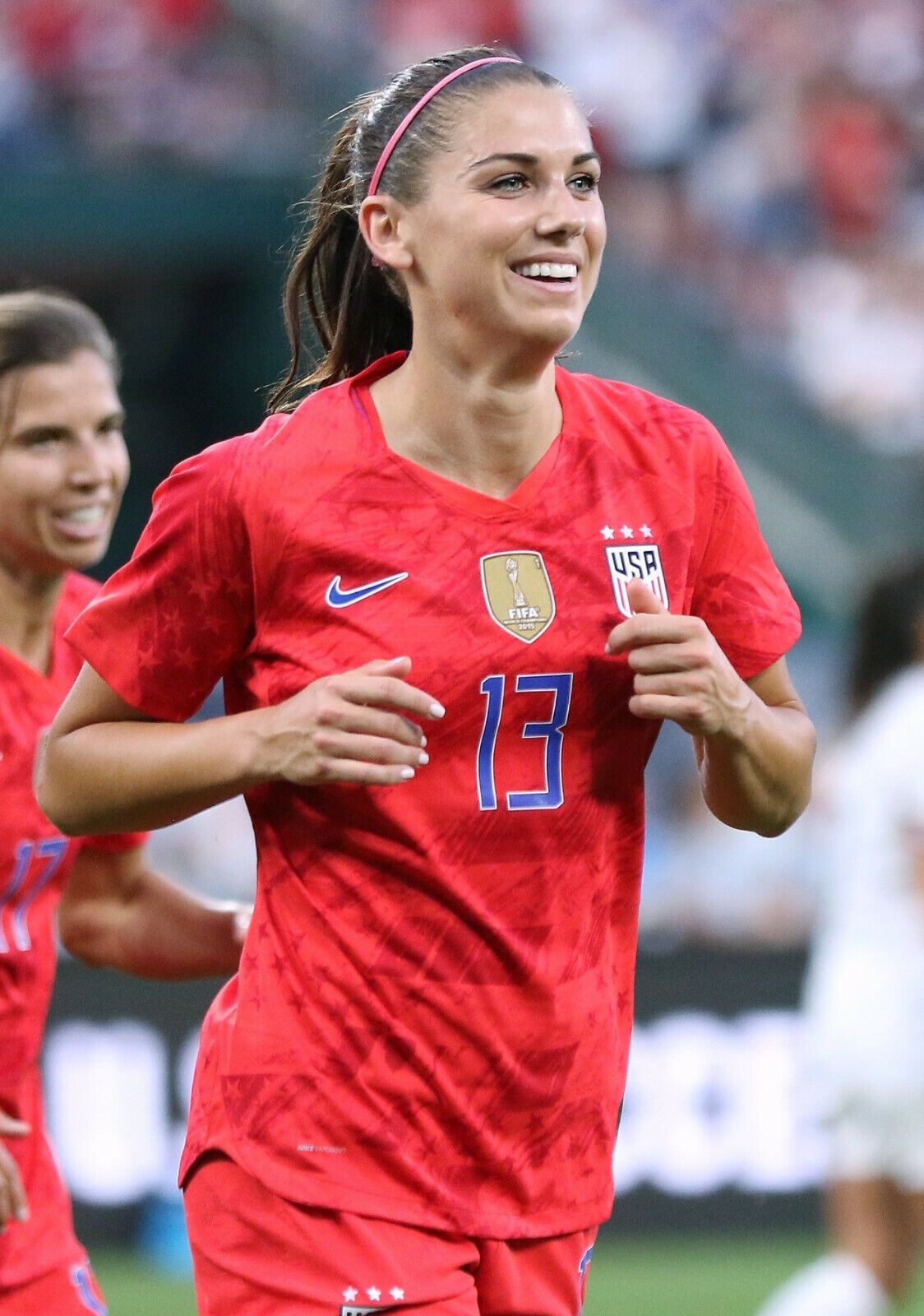 Alex Morgan Signed Team USA Custom Soccer Jersey (JSA COA) 2019 World Cup Champ