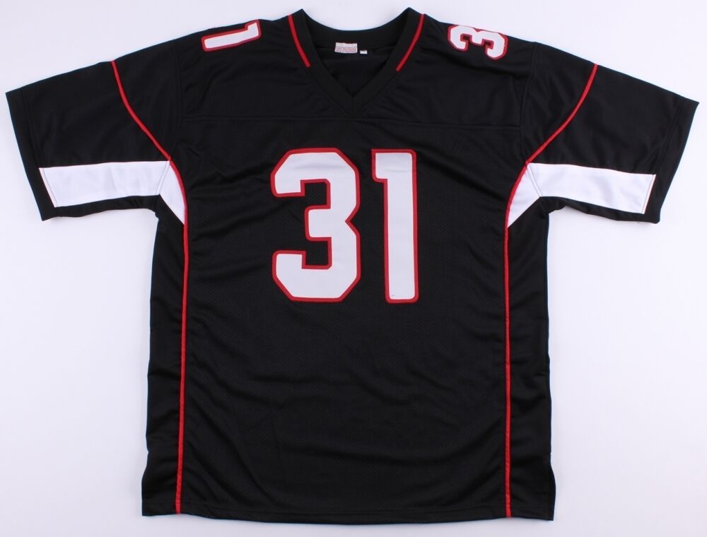 David Johnson Signed Black Arizona Cardinals Jersey (JSA COA) Pro Bowl R.B. 2016