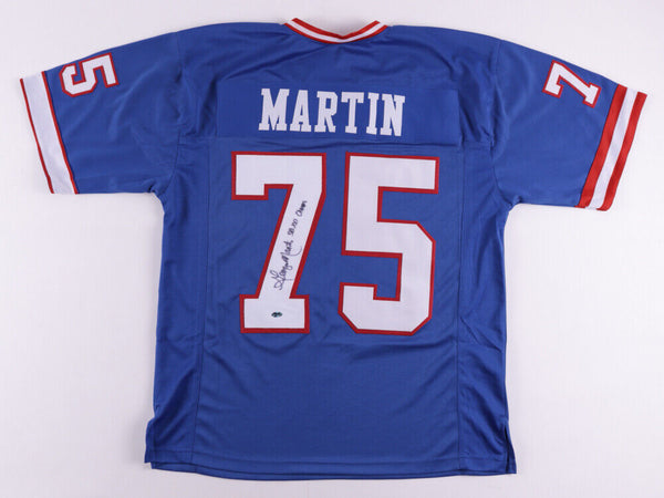 George Martin Signed New York Giants Jersey (RSA Hologram) Super Bowl XXI  Champ