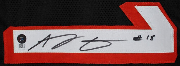 A.j. Green Authentic Signed Red Pro Style Framed Jersey Bas Witnessed  Auction