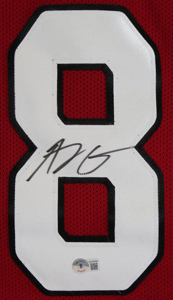 A J Green Signed Arizona Cardinal Red Jersey (Beckett) 7xPro Bowl Wide –