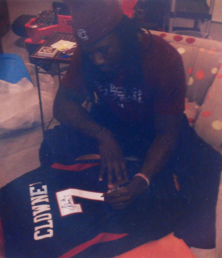 Jadeveon Clowney Signed Seahawks Jersey (Beckett COA) 2014 #1 Draft Pick Overall