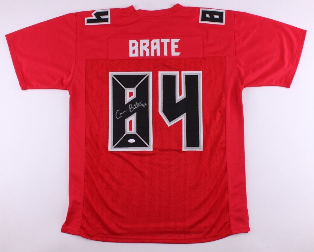Cameron Brate Signed Buccaneer Jersey (JSA COA) Brate Train Tampa Bay Tight End