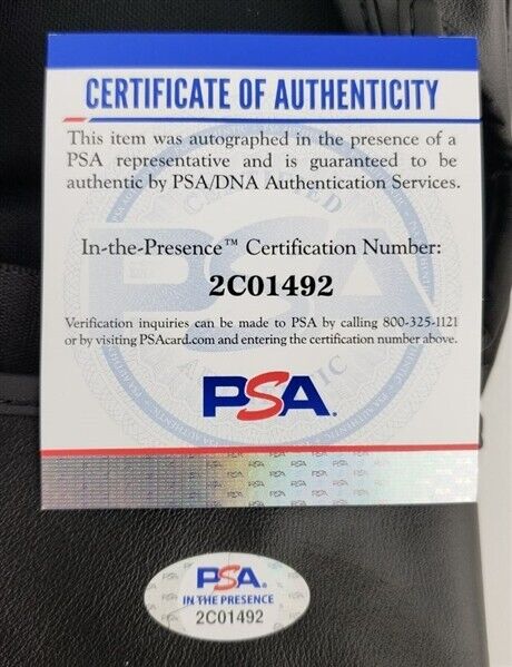 Chuck “The Iceman” Liddell Signed UFC Glove (PSA COA) Light Heavyweight Champ