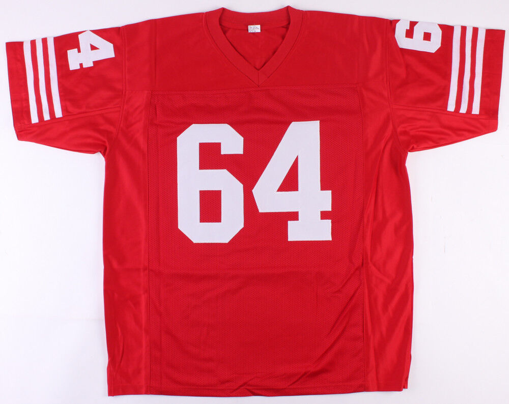 Dave Wilcox Signed San Francisco 49ers Jersey Inscribed "HOF 2000" (JSA COA) L.B