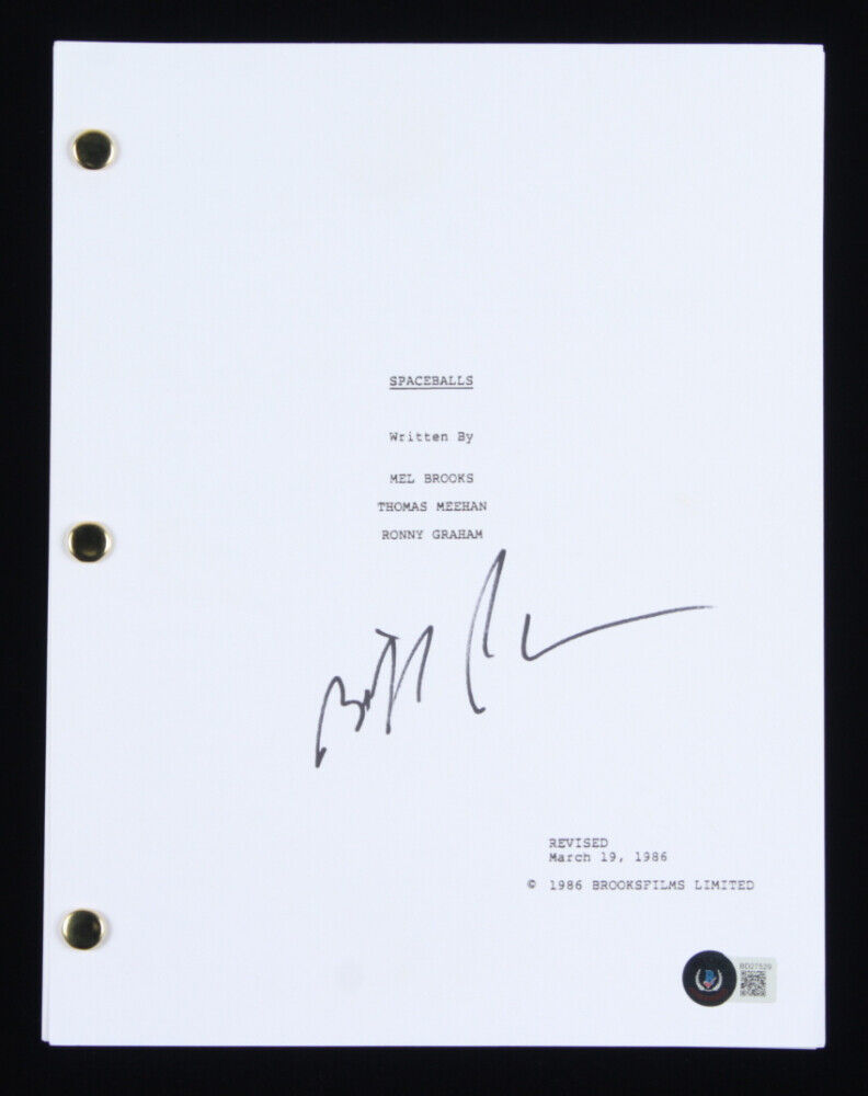 Bill Pullman (Lone Star) Signed "Spaceballs" Movie Script (Beckett COA)