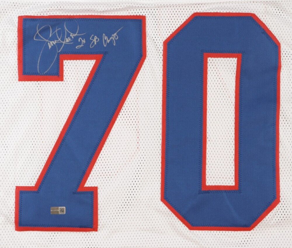 Leonard Marshall Signed New York Giants Jersey Inscribed "2xSB Champs" (Steiner)