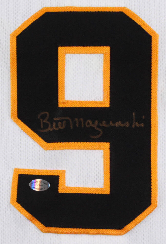 Bill Mazeroski Signed Pittsburgh Pirates Custom Jersey ( S.I.) 2xWorld Champion