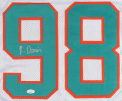 Raekwon Davis Signed Miami Dolphins Jersey (JSA COA) 2020 2nd Rd Pk Alabama D.T.