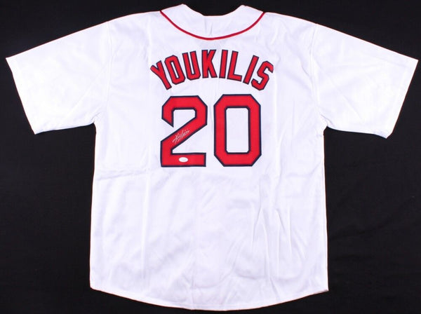 Kevin Youkilis Signed Red Sox Jersey (JSA COA) Boston Career (2004–2012) 1B  & 3B